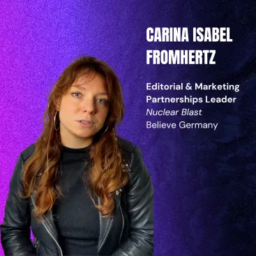 Inspiring Women Of The Music Industry - Carina Fromhertz